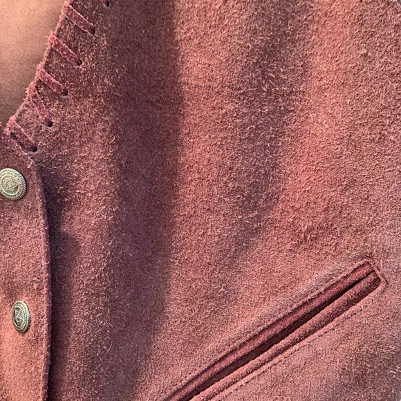 Katch Me suede vest size medium excellent condition - Picture 2 of 9